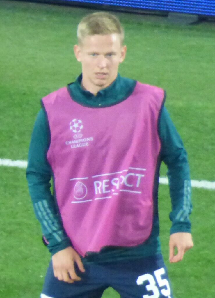 Oleksandr Zinchenko (footballer) 2023 (cropped)