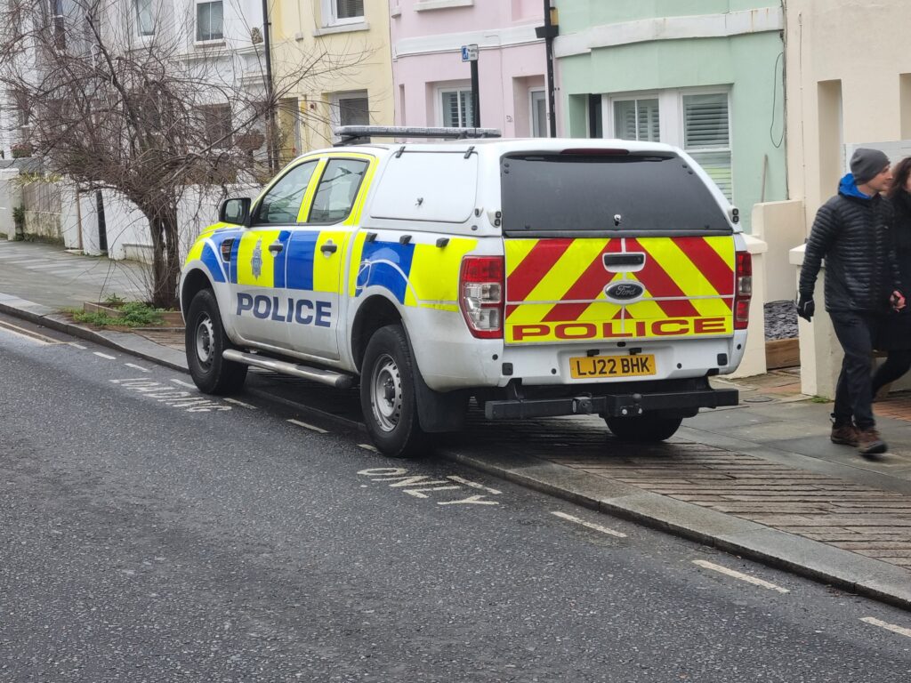 Police vehicles in Brighton 04