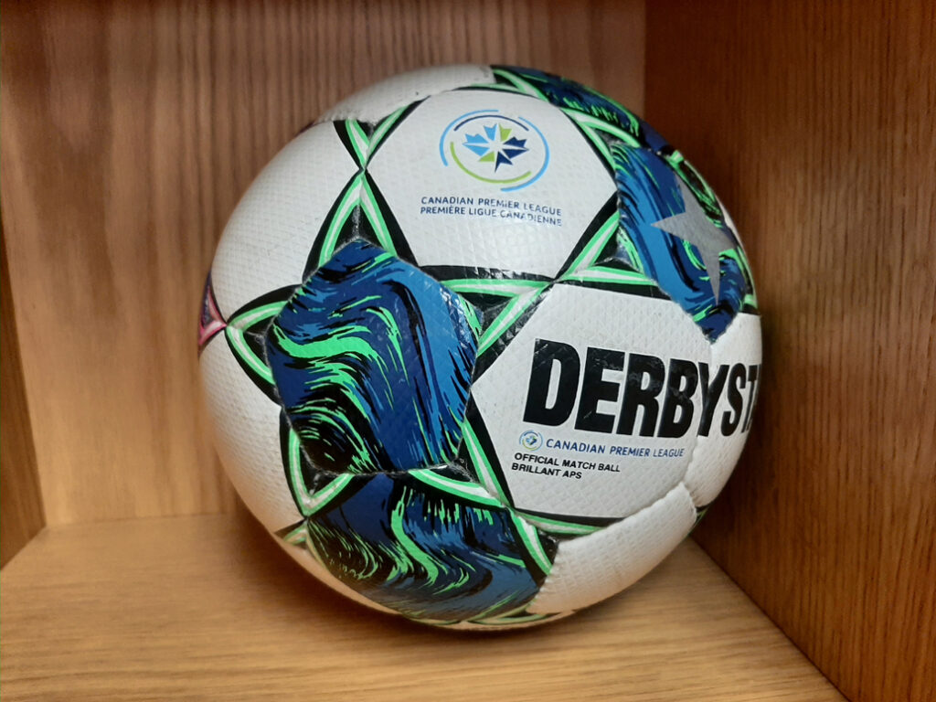 Canadian Premier League official match ball (photo by Djuradj Vujcic).jpg