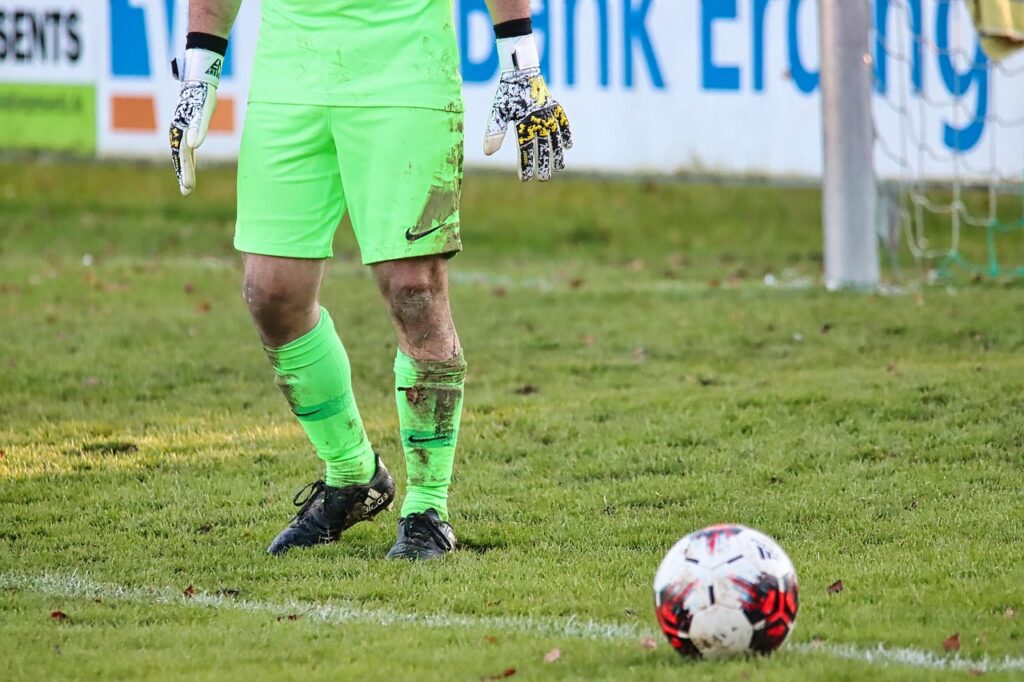 goalkeeper, soccer, soccer game, football player, football match, goal kick, activity